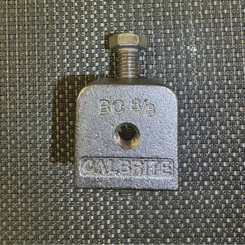 Calbrite Stainless Steel Beam Clamp 3/8